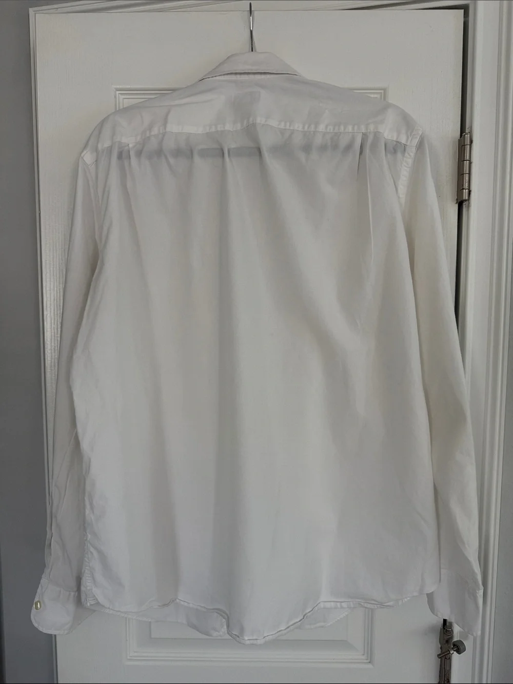 J Crew Classic White Button-Down Shirt - Men